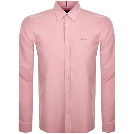 Product Image for BOSS H Roan Long Sleeve Shirt Pink