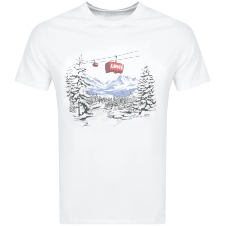 Product Image for Levis Relaxed Fit Ski Lift T Shirt White
