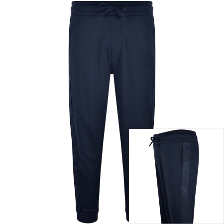 Product Image for HUGO Tonal Logo Joggers Navy