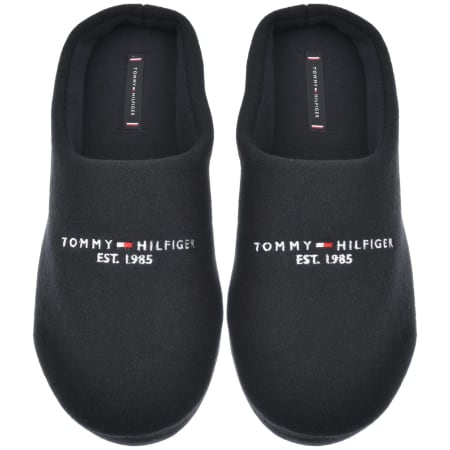 Product Image for Tommy Hilfiger Logo Felt Slippers Navy
