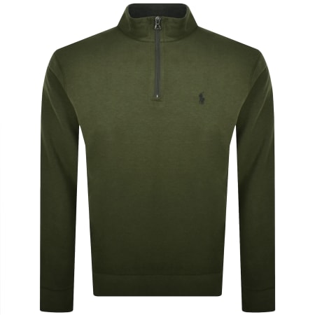 Product Image for Ralph Lauren Quarter Zip Sweatshirt Green