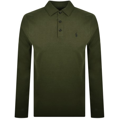 Product Image for Ralph Lauren Long Sleeve Polo T Shirt Green