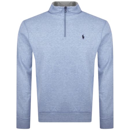 Product Image for Ralph Lauren Quarter Zip Sweatshirt Blue