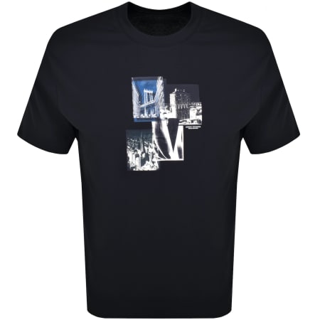 Product Image for Armani Exchange Logo T Shirt Navy