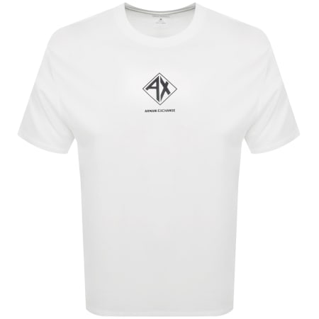Product Image for Armani Exchange Box Logo T Shirt Off White
