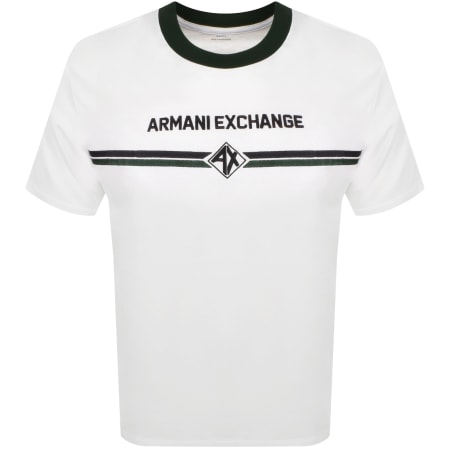 Product Image for Armani Exchange Logo T Shirt White