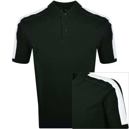 Product Image for Armani Exchange Tape Polo T Shirt Jet Set