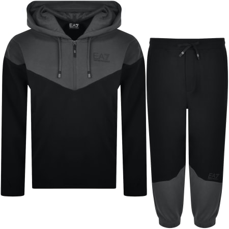 Product Image for EA7 Emporio Armani Logo Tracksuit Black