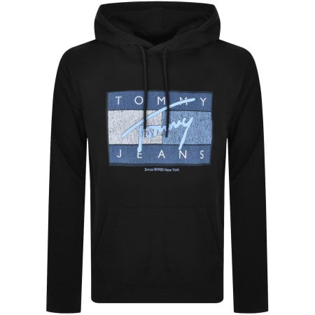 Product Image for Tommy Jeans DNA Flag Twist Hoodie Black