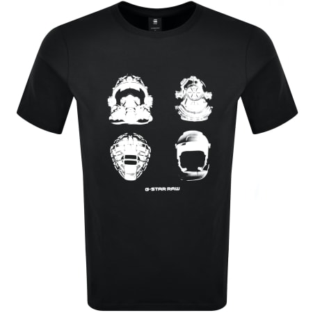 Product Image for G-Star Masks Graphic T Shirt Black
