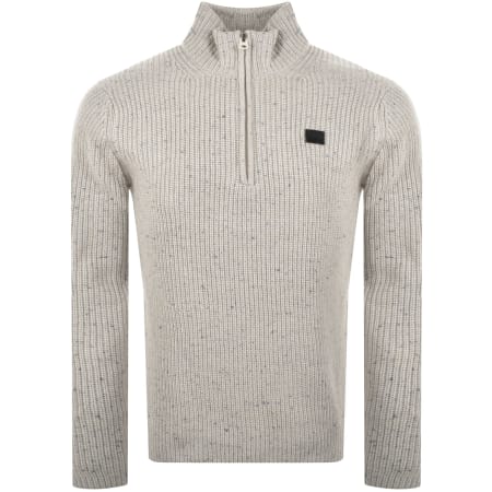 Product Image for G-Star Skipper Quarter Zip Regular Fit Jumper Grey