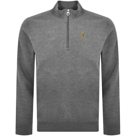 Product Image for Luke 1977 Sydney 1000 Quarter Zip Sweatshirt Grey