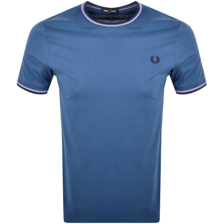 Product Image for Fred Perry Twin Tipped T Shirt Blue