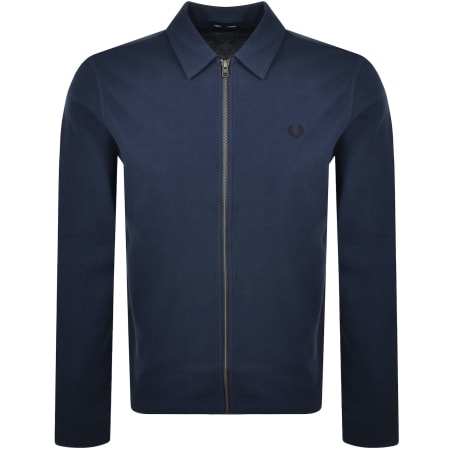 Product Image for Fred Perry Zip Through Polo Navy