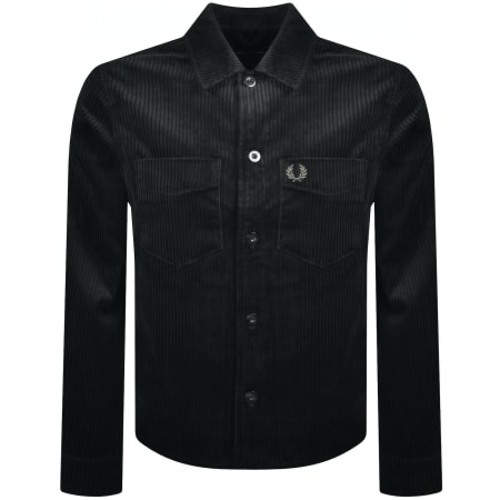 Product Image for Fred Perry Corduroy Overshirt Black