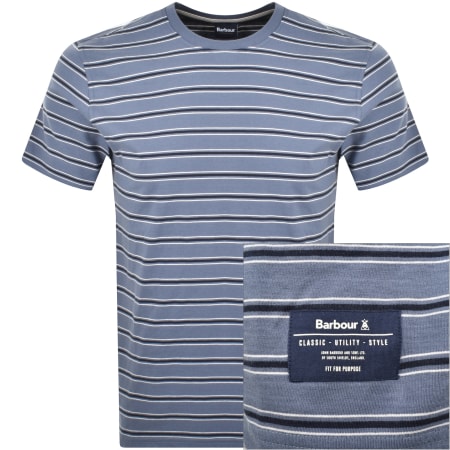 Product Image for Barbour Elderslie Striped T Shirt Navy