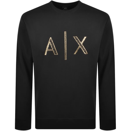 Product Image for Armani Exchange Logo Sweatshirt Black