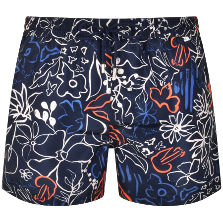 Product Image for Paul Smith Floral Swim Shorts Navy
