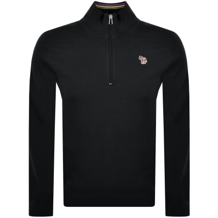 Product Image for Paul Smith Half Zip Sweatshirt Black