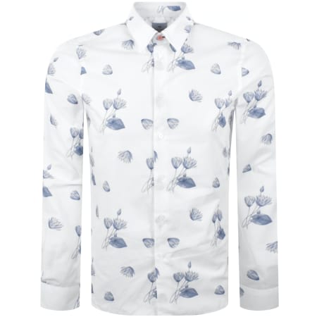 Product Image for Paul Smith Tailored Fit Long Sleeve Shirt White