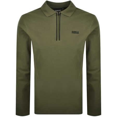 Product Image for Barbour International Marshall Zip Polo Green