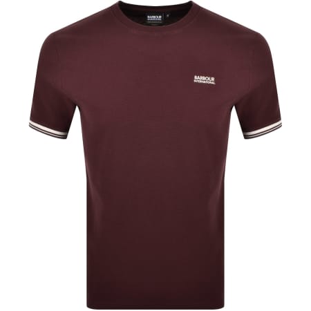 Product Image for Barbour International Tailored T Shirt Bordeaux