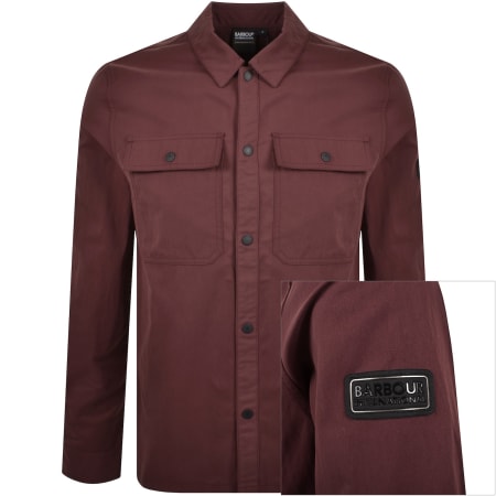 Product Image for Barbour International Rocco Overshirt Bordeaux