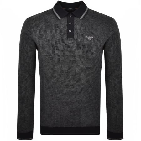 Product Image for Barbour Hilden Knitted Polo T Shirt Grey