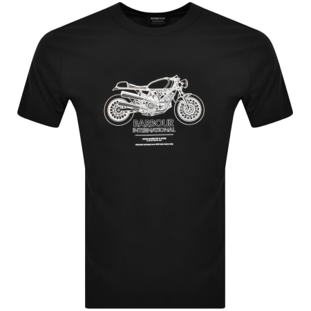 Product Image for Barbour International Tailored Fit T Shirt Black