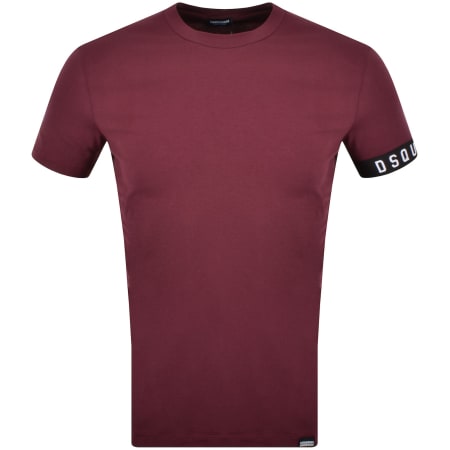 Product Image for DSQUARED2 Round Neck T Shirt Bordeaux