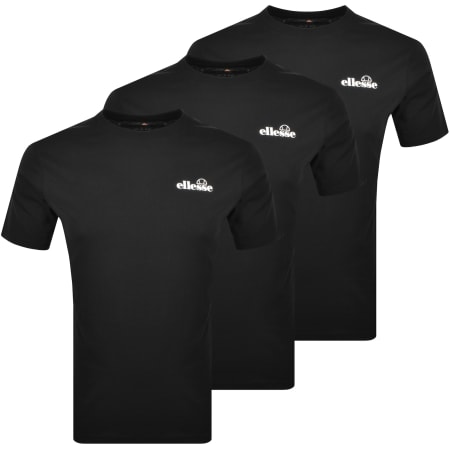 Product Image for Ellesse Azzini 3 Pack T Shirts Black