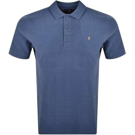 Product Image for Farah Rainer Polo T Shirt Blue