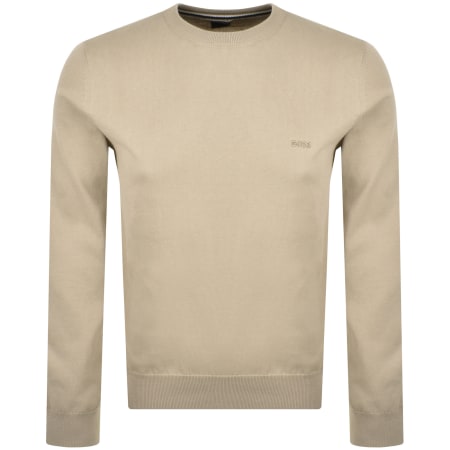 Product Image for BOSS Pacas L Knit Jumper Light Beige