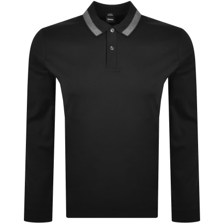 Product Image for BOSS H Pleins Slim Fit Polo T Shirt Black