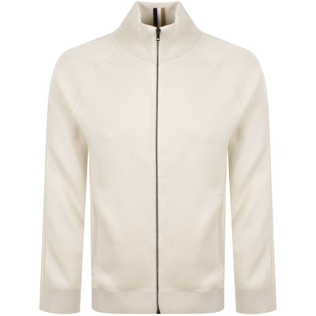 Product Image for BOSS Domico Full Zip Jumper Cream
