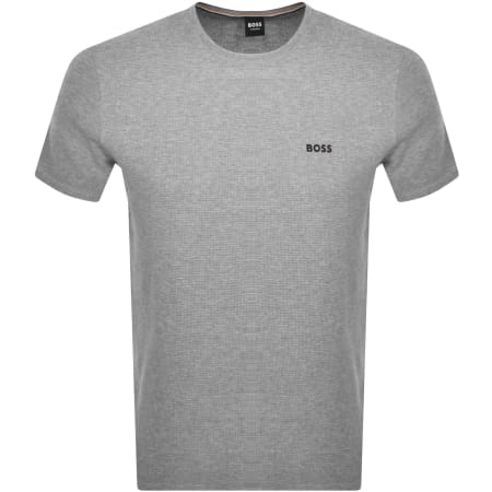 Product Image for BOSS Waffle T Shirt Grey