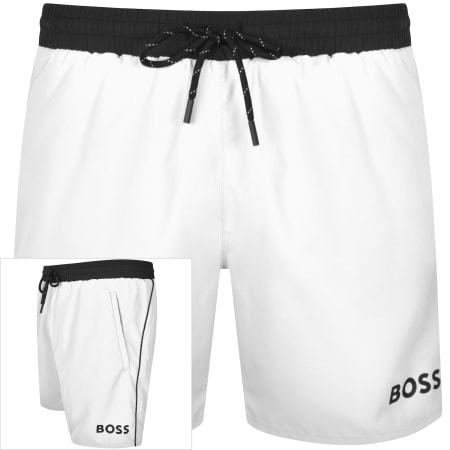 Product Image for BOSS Starfish Swim Shorts White