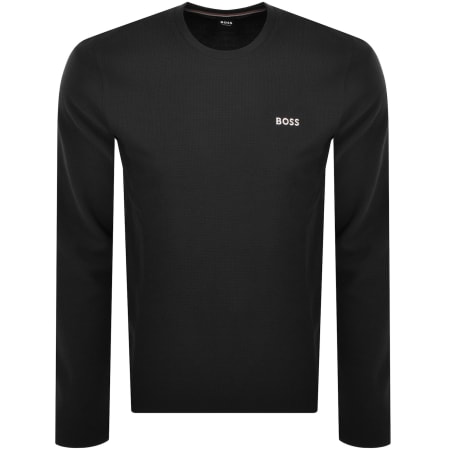 Product Image for BOSS Waffle T Shirt Black