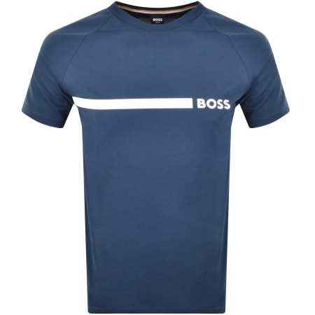 Product Image for BOSS Slim Fit Beach T Shirt Blue