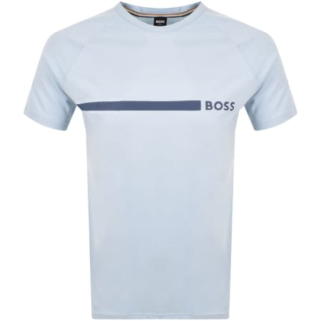 Product Image for BOSS Slim Fit Beach T Shirt Light Blue