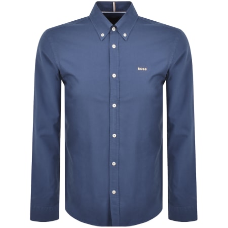 Product Image for BOSS H Roan Slim Fit Shirt Blue