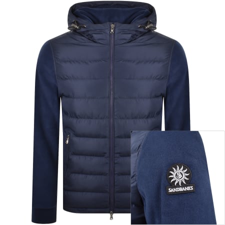 Product Image for Sandbanks Polartec Hybrid Jacket Navy