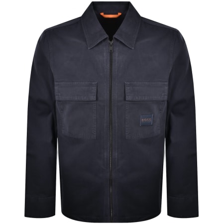 Product Image for BOSS Lovel Full Zip Overshirt Navy