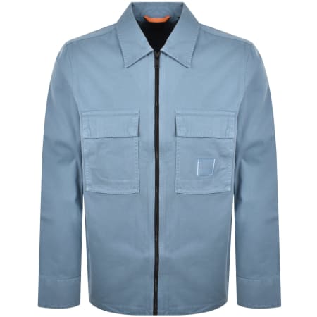 Recommended Product Image for BOSS Lovel Full Zip Overshirt Blue