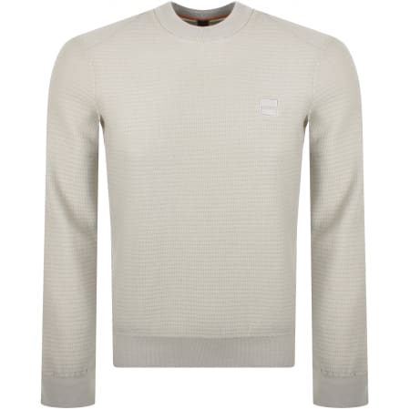 Product Image for BOSS Anion Knit Jumper Beige