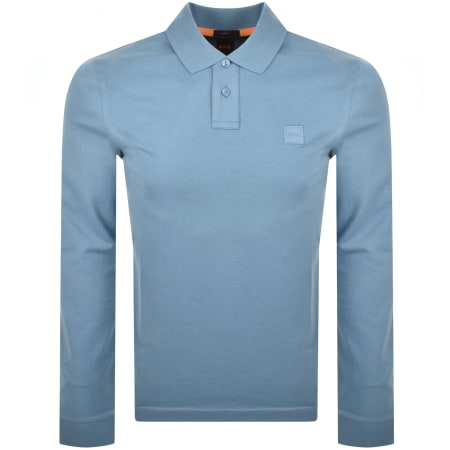 Product Image for BOSS Slim Fit Passerby Polo T Shirt Blue