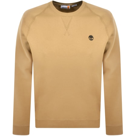 Product Image for Timberland Logo Regular Fit Sweatshirt Brown
