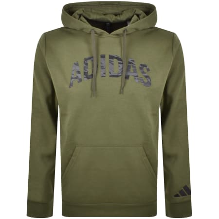 Product Image for adidas Sportswear Camo Logo Hoodie Green