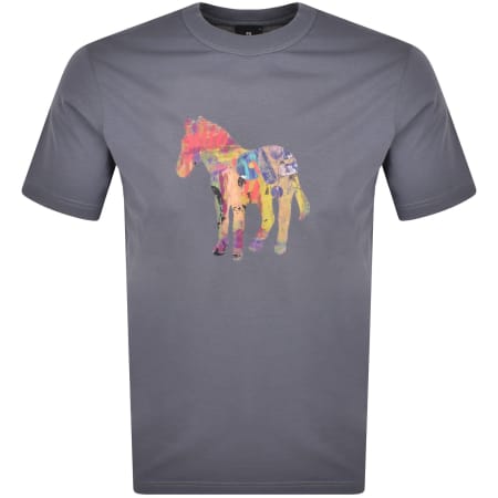 Product Image for Paul Smith Zebra Craft T Shirt Grey