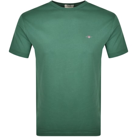 Product Image for Gant Regular Fit Shield T Shirt Green
